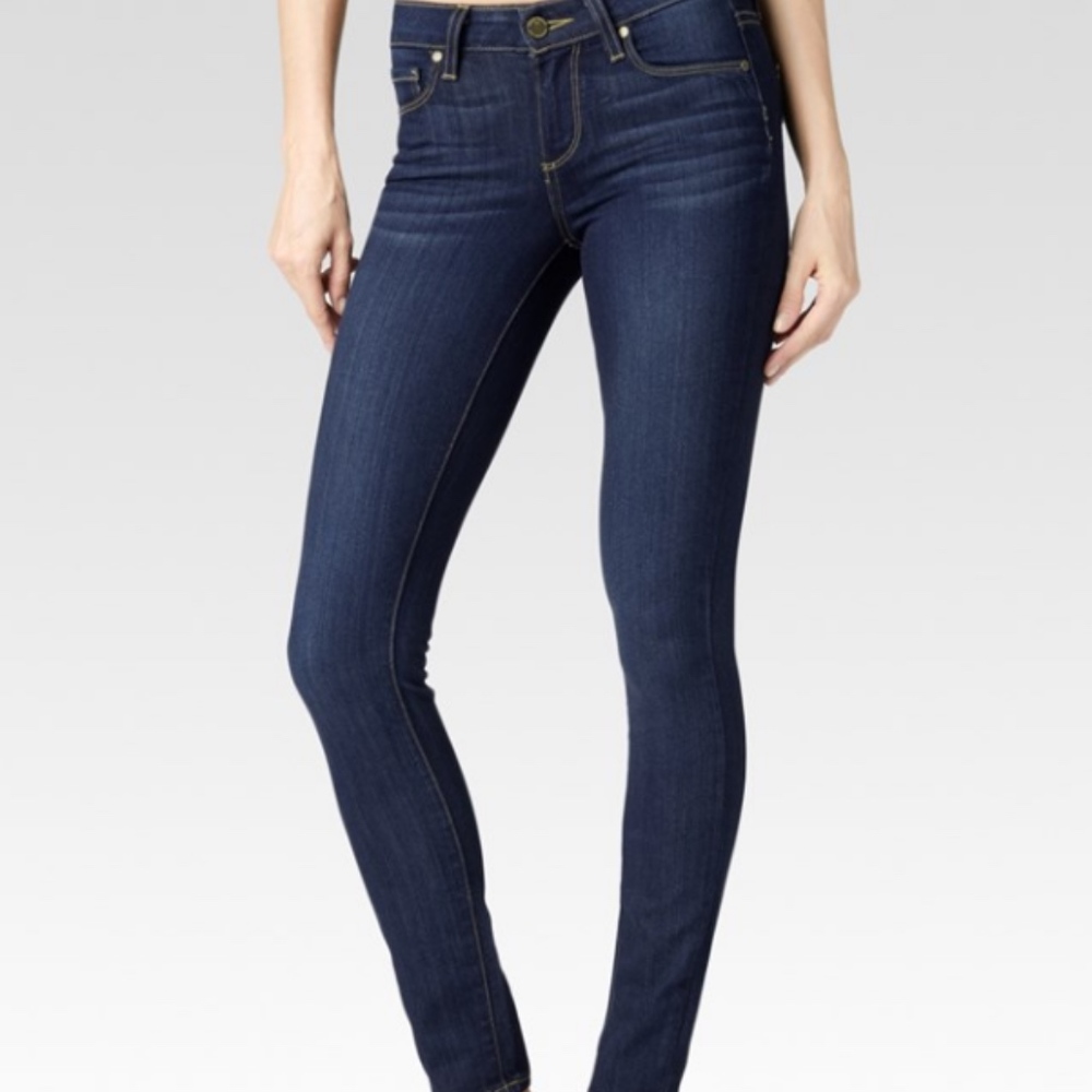 PAIGE Verdugo Ultra Skinny Jeans Dark Blue